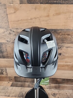 NWT Commuter Bike Helmet Blk 54-61 cm 15 vents ABS Shell EPS Lining LED  Light | eBay