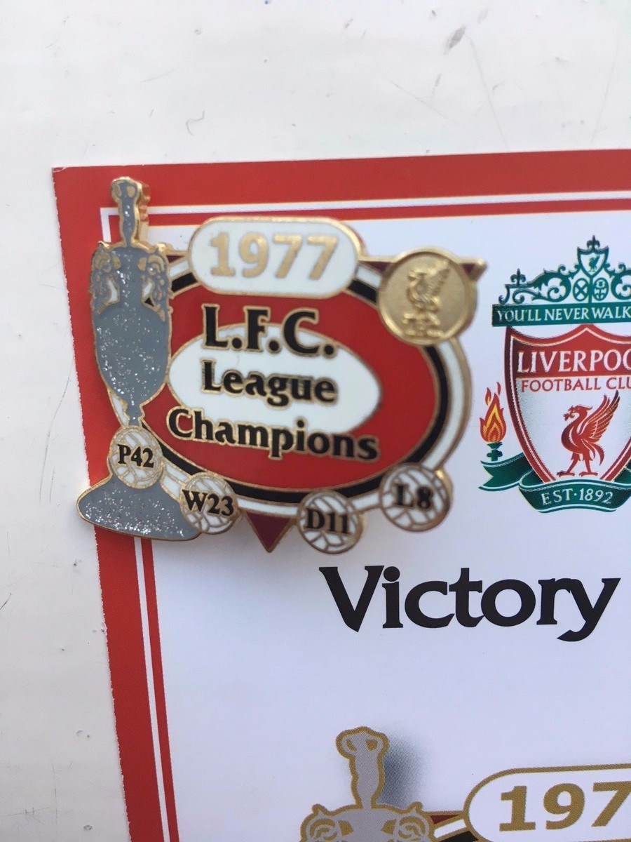 Insigne émaillé Danbury Mint Liverpool FC - Super Coupe Europe 1977 - Occasion