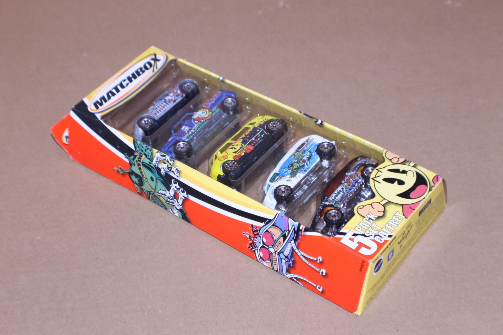 NEW / Matchbox 5 pack set Namco Video Games Pac Man, Dig Dug, Galaga and more