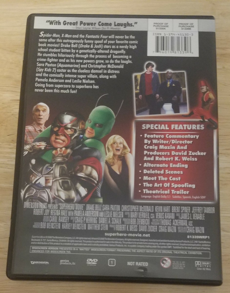 Superhero Movie (Extended Edition) DVD Craig Mazin(DIR) 2008 | eBay