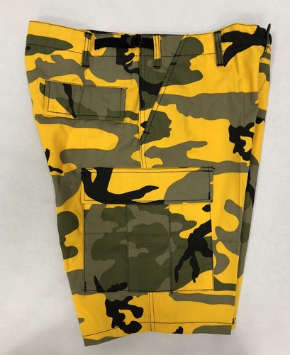 Mens Army Military BDU Shorts Outdoor Hunt Camp Casual Camouflage Cargo Shorts - Picture 30 of 68