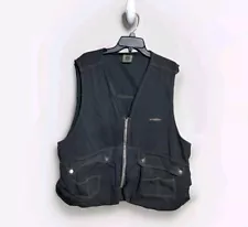 Jnco Jeans Black Vest  Men 2XL Vintage Skate 90s Street Y2K Wear Boxy Cut~L3