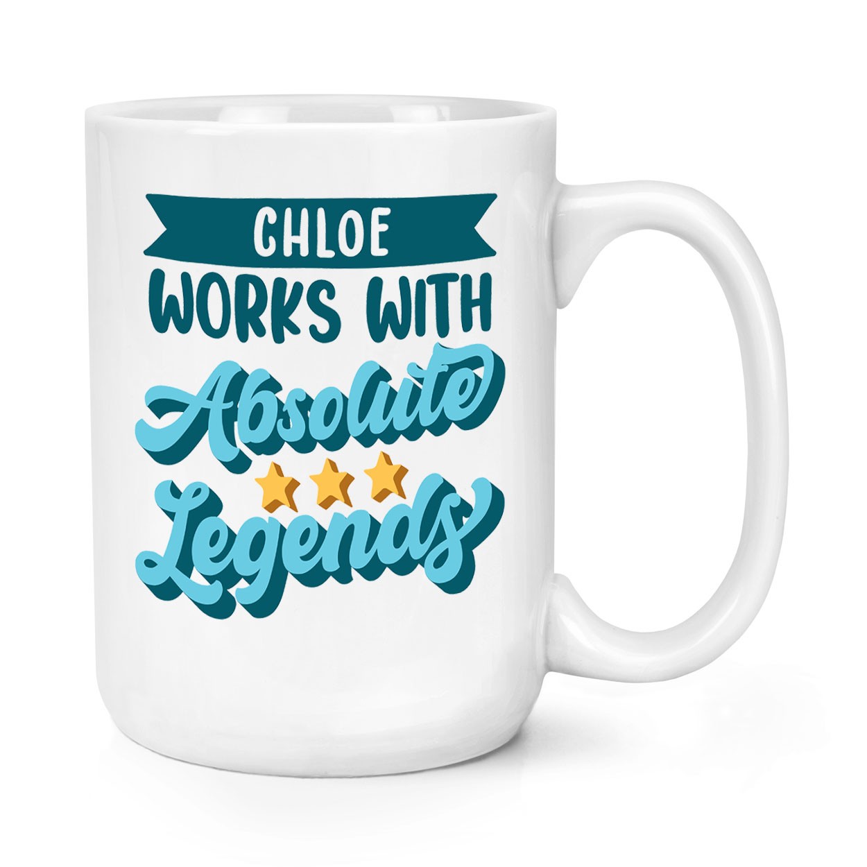 Personalised Works With Absolute Legends 15oz Large Mug Cup Best Awesome