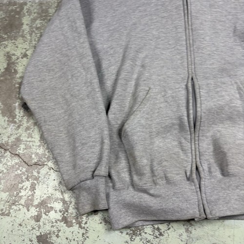 Vintage Russell Faded Zip Hoodie XL Grunge PE Skate Surf Biker Punk 90s Army - Picture 5 of 10