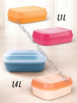 Tupperware Naschkätzchen 1,1L o. 1,4L Lunchbox Vesper