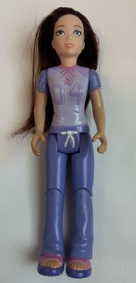 Fisher Price Loving Family Dollhouse Brunette Teen Teenager Girl in Purple #04