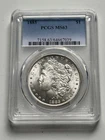 1885 Morgan Silver Dollar PCGS MS63 Toned!