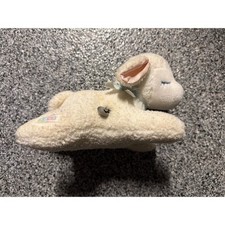 Vintage Eden LLC Wind Up Musical Sleeping Lamb Plush Cream Sherpa Lullaby Toy