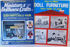 1970s DIY Homemade Doll Furniture Pattern Booklet Miniature & Dollhouse Crafts