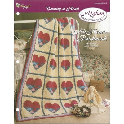 All Hearts Patchwork Crochet Afghan Pattern The Needlecraft Shop