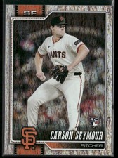 2026 Topps Carson Seymour #112 Sandglitter RC Giants