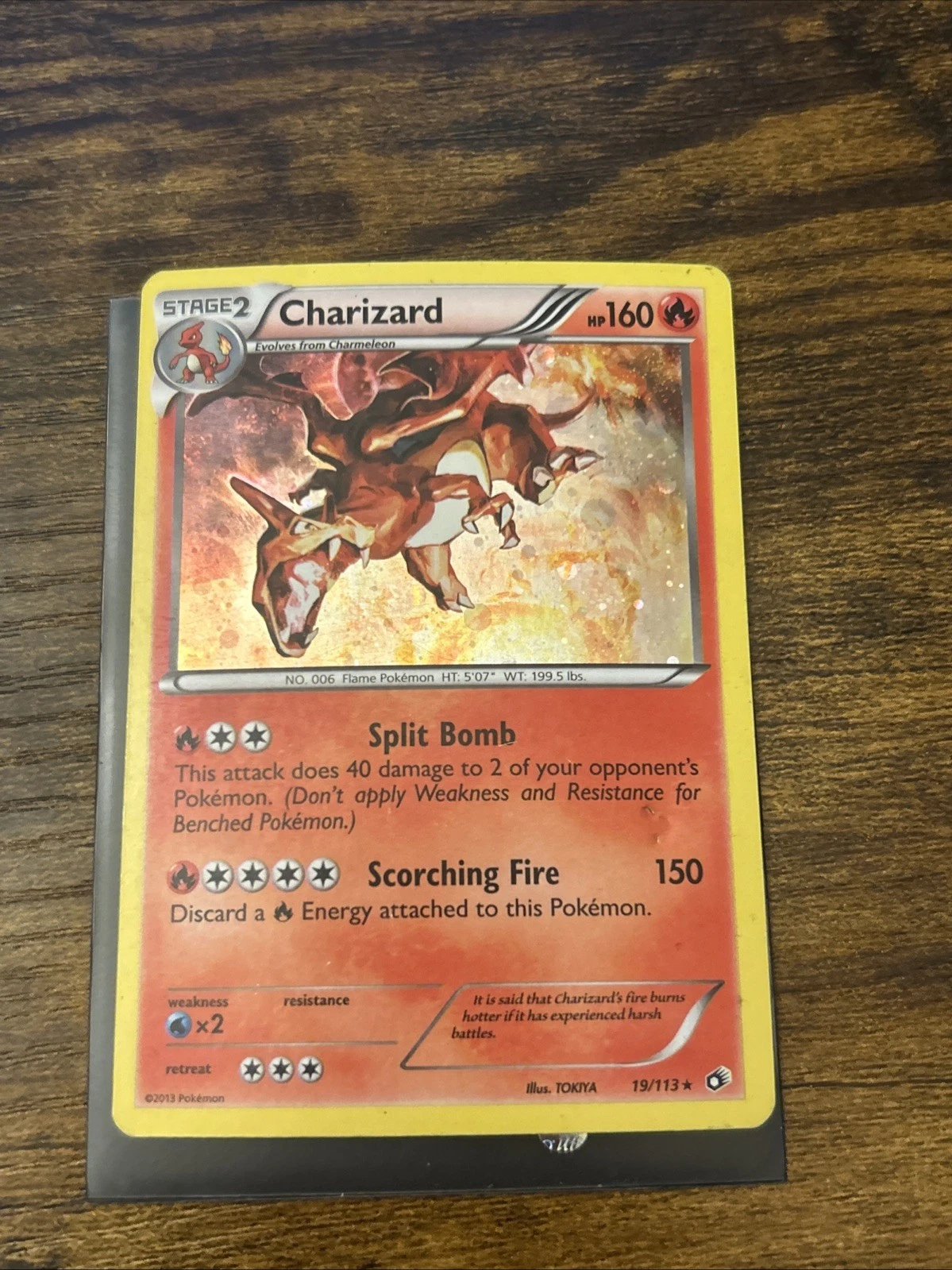 Charizard 19/113 Legendary Treasures Holo