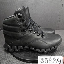 Reebok ZigTech Boots Mens Size 11 Black Leath...