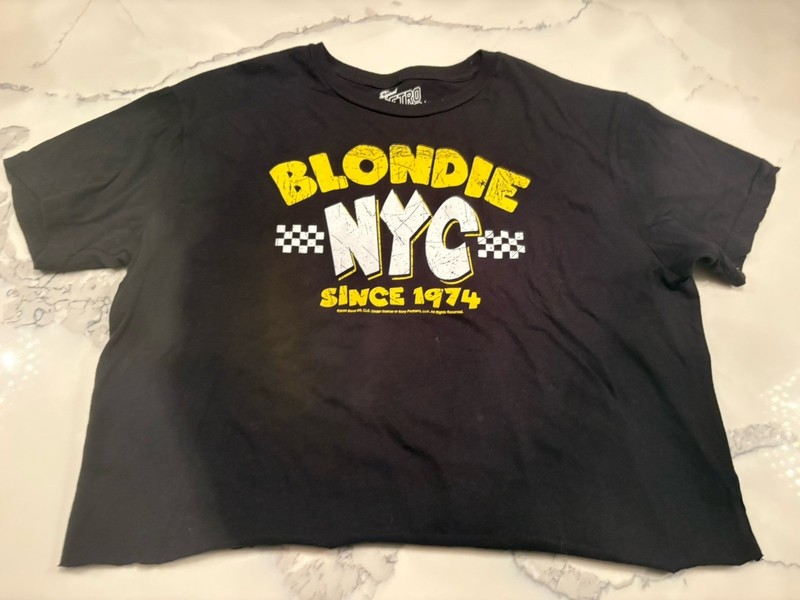 Retro Brand Junior Size Small Blondie NYC Since 1974 Shirt