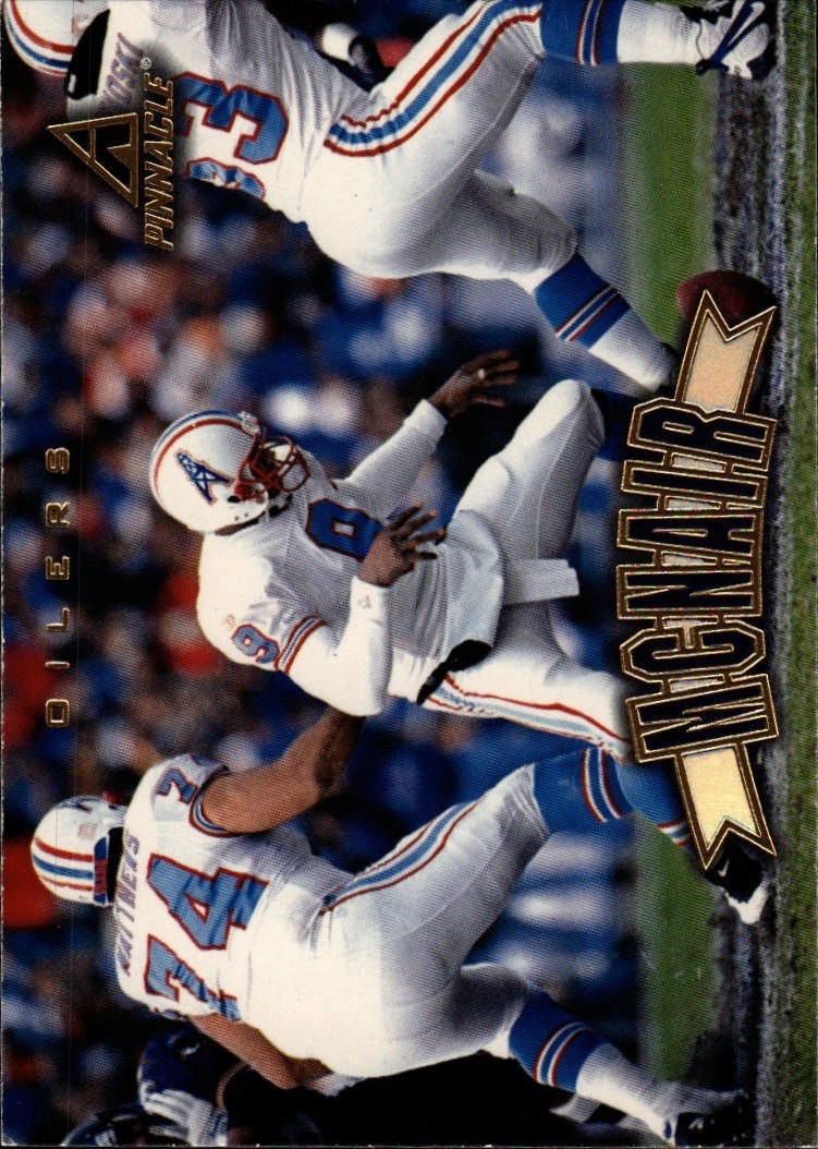 1997 Pinnacle [Base] - Steve McNair #64 - Oilers