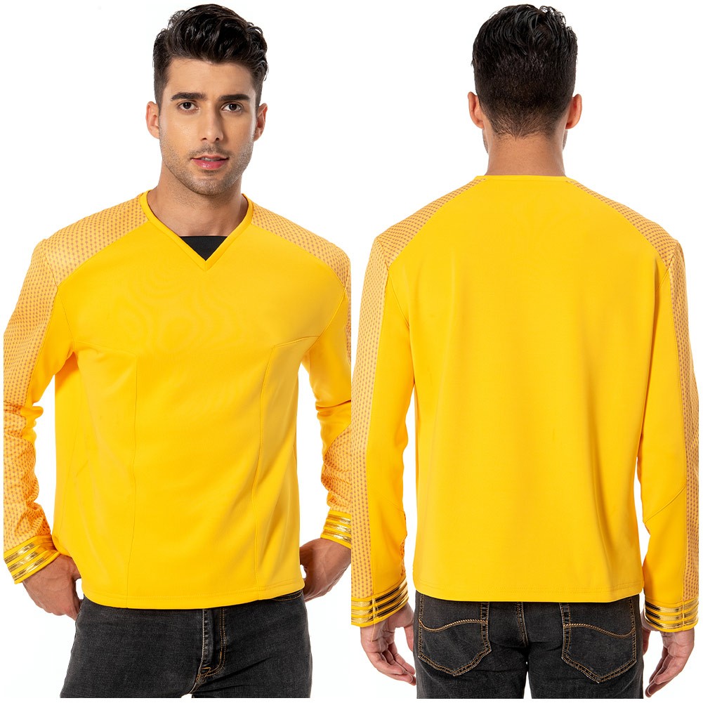 Star Trek Capitán Christopher Pike Cosplay Disfraz Camisa Trajes Traje de Halloween