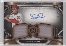 2021 Topps Museum Collection Copper 25/50 David Fletcher #SPDRA-DF Auto sh7