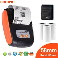 GOOJPRT PT-210 Portable 58mm Bluetooth Receipt Printer POS Thermal Printer