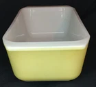 Vintage PYREX yellow with flex 1 1/2 qt Loaf Bread Pan. MADE IN USA