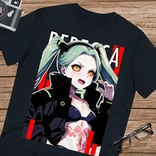 Rebecca Cyberpunk Edgerunners T-shirt: Waifu Anime Unisex Tee