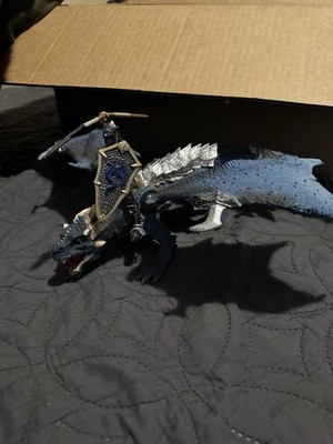 Schleich Blue Dragon Rider Figure W/Rider D-73527