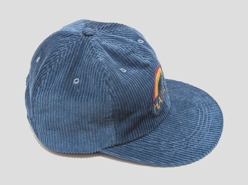 *DE COLECCIÓN* Sombrero Hawaii Arco Iris Pana Guerreros Hawaianos Bordado Años 90 *RARO* Foto 3 de 4