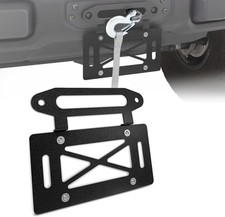 Universal Winch License Plate Bracket 10 Hawse Fairlead, Front Plate Relocation