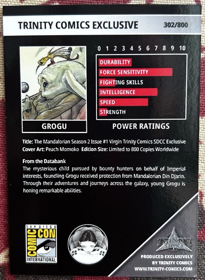 Star Wars: The Mandalorian S2 #1 Peach Momoko Signed SDCC 302/800 CGC 9.8 - Image 4 of 4