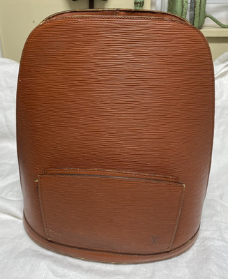 Vintage Louis Vuitton Gobelins Brown Epi Leather Backpack LV