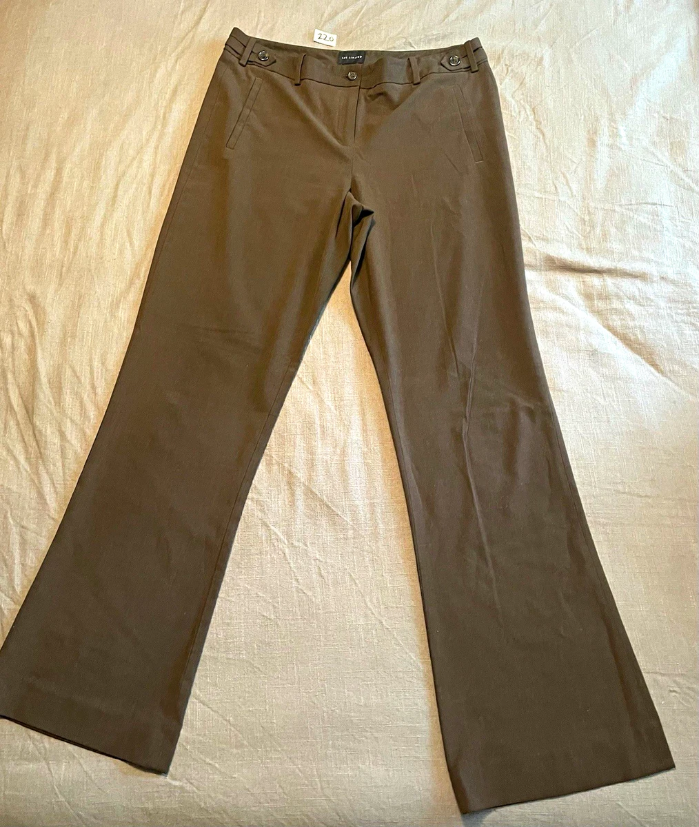 womens tall brown dress pants The Limited for Women for sale brown trousers outfit ideas Angelina Faccenda Bridal by cape gown washed and shrinkage Size:1X (18)