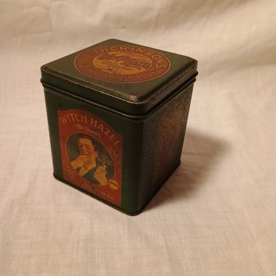Lot 46 Vintage Dickinsons Witch Hazel Tin Made in Caina