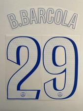 flocage officiel psg B.Barcola 29  Ucl Third 2025/2026 Adulte