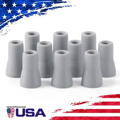 #ad 10pcs Dental Saliva Ejector Weak Suction Rubber Snap Tip Adapter Replacement $7.91
