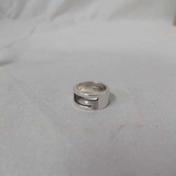 Bague Gucci argent G US4 Sv925 bijou vintage occasion