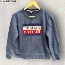 TOMMY HILFIGER BLUE PULLOVER JUMPER Size Medium