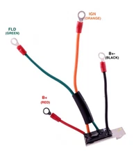 NEW CHRYSLER / NIPPENDENSO CONVERSION VOLTAGE REGULATOR - CONVERT TO ONE WIRE