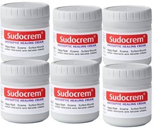 Antiseptic Healing Cream Sudocrem 60g x6 Nappy Rash Sunburn Acne Bed Sores Cream