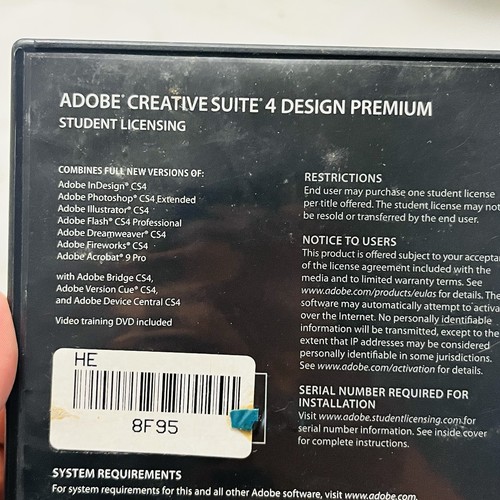 Adobe Creative Suite 4 CS4 Design Premium MAC OS Student Version - Picture 9 of 9