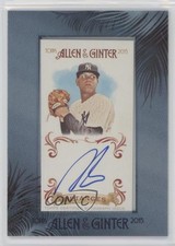 2015 Topps Allen & Ginter's Framed Mini Dellin Betances #AGA-DB Auto 1no2