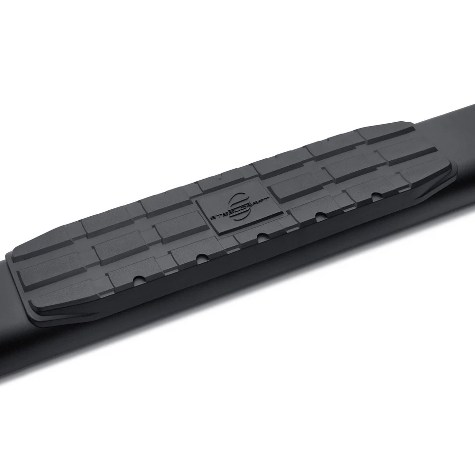 For Honda Ridgeline 17-25 4" 4X Series Cab Length Black Oval Side Bars — 第 4/4 张图片