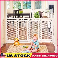 Extra Wide Baby Safety Gate Doorways Adjustable Mounted Child Gate 22-62 inches