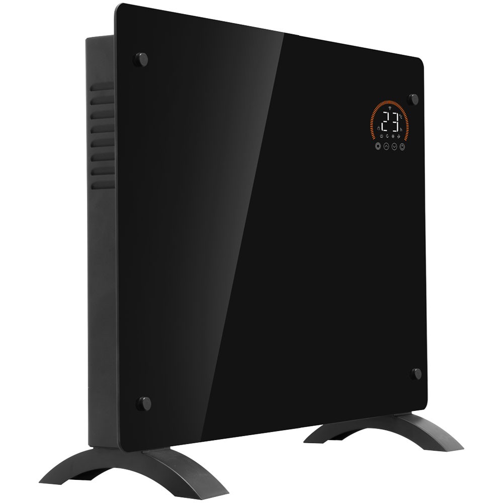 Dellonda (1000W, Black) Baridi, Glass Panel Heater, Wi-Fi Enabled Control - Image 3