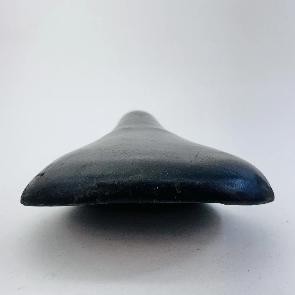 Sillín de asiento BMX de colección Old School acolchado cubierta negra años 70 80 OG bicicleta de carretera A21 Foto 4 de 4