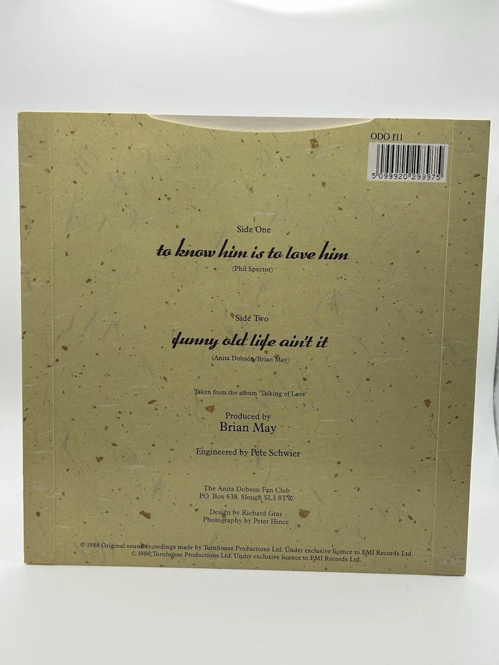 Anita Dobson To Know Him Is Love Love Him 7”ps 1989 Brian May Produced Queen - Image 4 of 4