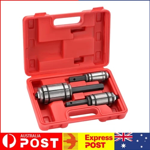 3 PCS Car Tail Pipe Expander Set Muffler Exhaust Pipe Dent Remover Tool Kit NEW