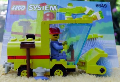 Lego 6649 Street Sweeper von 1995 100% Komplett inkl. Bauanleitung  + Ersatzteil