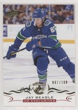 2018-19 Upper Deck UD Exclusives 87/100 Jay Beagle #427 0b2i