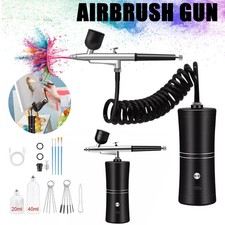 Cordless Airbrush Kit with Compressor Handheld Rechargeable Air Brush Gun Kit