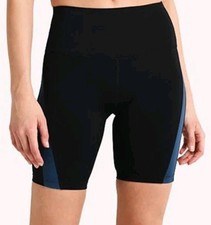 NWT Splits59 Link High Waist Shorts Size XS Black Blue Biker Shorts Cycling