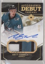 2018-19 Ultimate Collection Debut Threads 94/99 Antti Suomela Patch Auto um0
